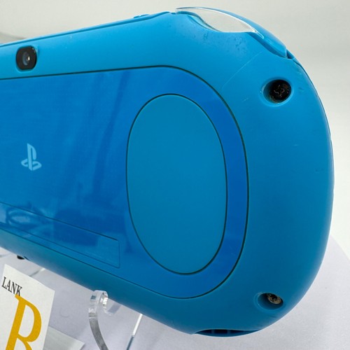 PS Vita Aqua Blue PCH-2000 Slim Console SONY Tested Working LANK B 1-Day Ship - Picture 18 of 24
