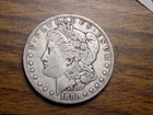 MORGAN SILVER DOLLAR 1880 O NICE COIN XF/AU BETTER DATE 90% SILVER