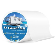 RV Roof Sealant Tape, 6 Inch X 50 Feet Repair Seal Tape for Camper White