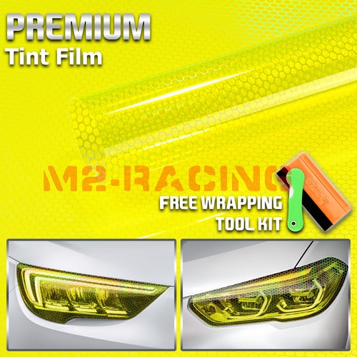 12" Hex Holographic Gloss Headlight Taillight Tint Film Fog Honeycomb Protective - Bild 59 von 86