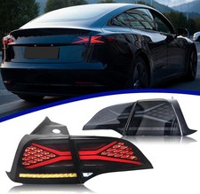 For 2017-2023 Tesla Model 3 Y LED Phantom Tail Lights Pair Left+Right