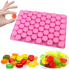 55 Cavity Silicone Gummy Moulds DIY Cake Mold Candy Chocolate Jelly Ice Bakeware