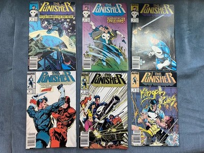 Punisher Vol 2 #7-11 #14 VF/NM Newsstand #10 Daredevil Key 1988 Marvel