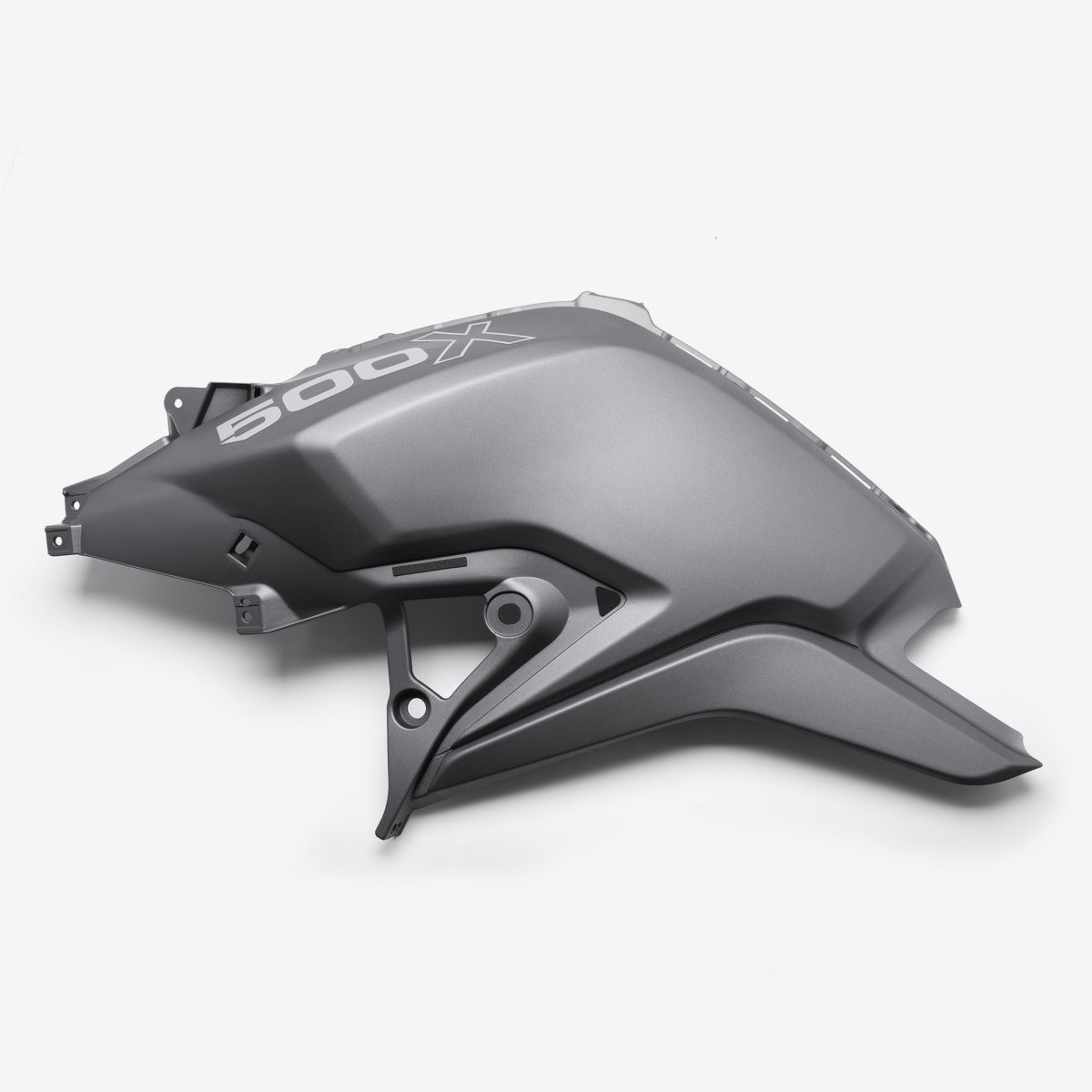 Left Fuel Tank Panel grey for KY500X-E5 Painted ABS Fairing Screw-on PNLTL134