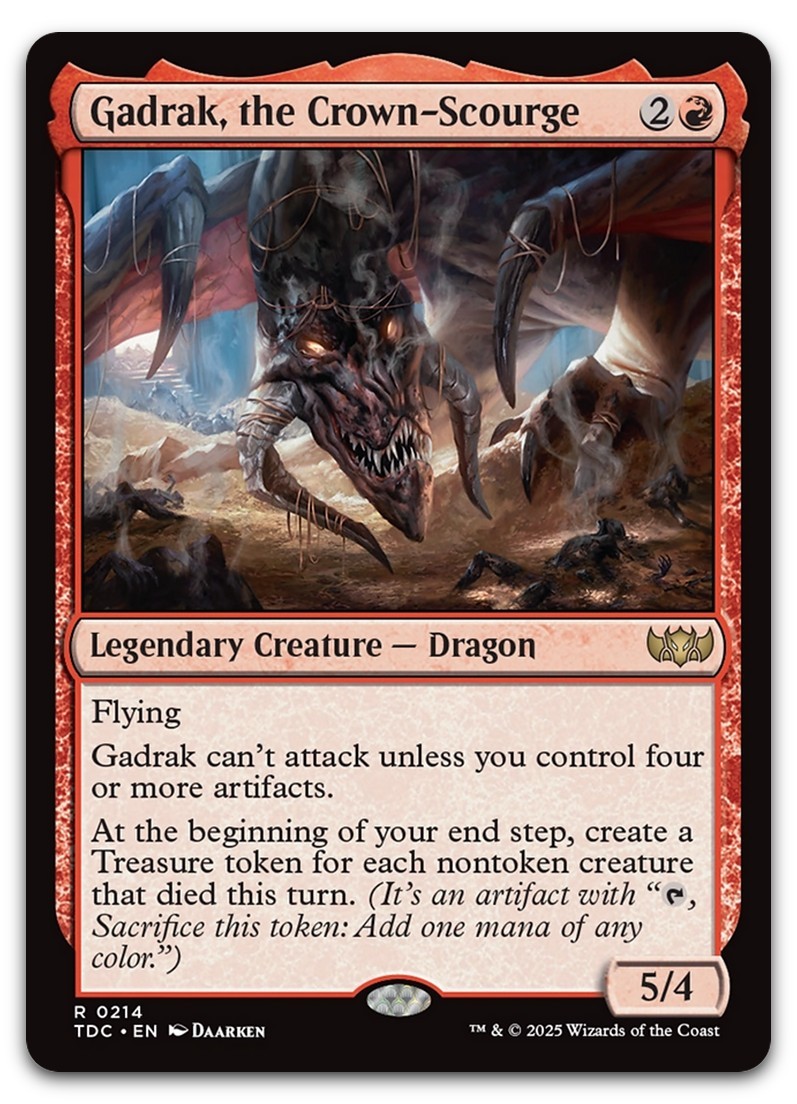 Gadrak, the Crown-Scourge #214 (NM) Tarkir Dragonstorm TDC Magic MTG