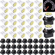 40 Pcs T10 194 168 Led Dash Instrument Light Bulbs With Twist Loc Color White