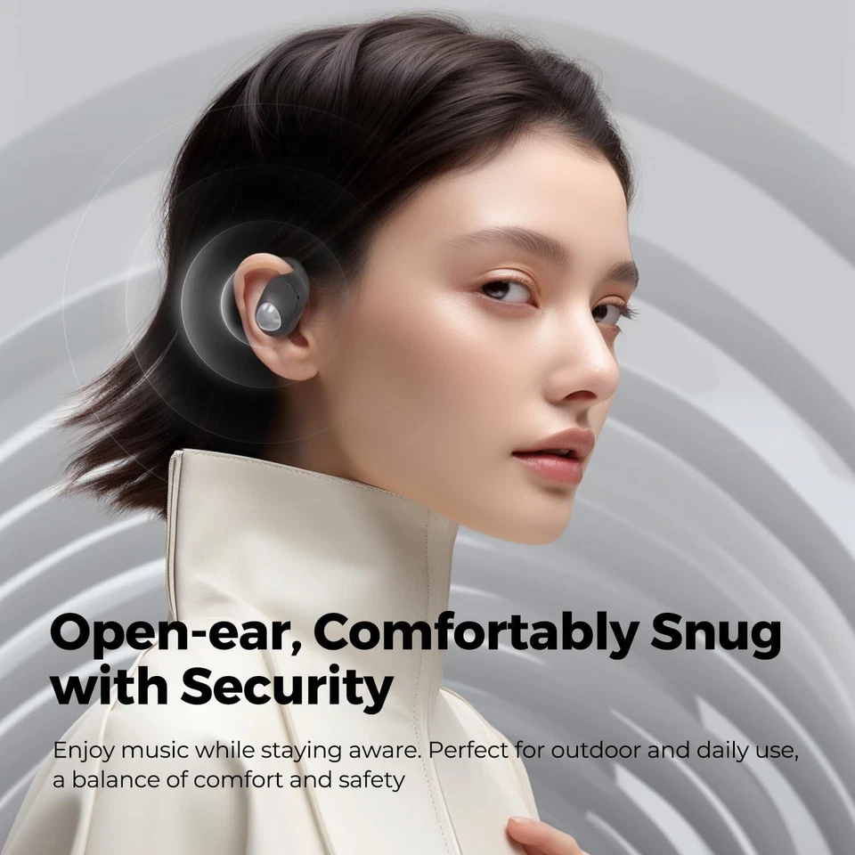 SoundPEATS GoFree 2 Open Ear Headphones Wireless Hi-Res Audio LDAC Codec - Image 4 of 4