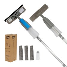 Long Handle Spray Window Cleaner Squeegee for Window Cleaning with Spray Tool