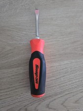 SNAP ON TOOLS NEW SGD2B FLAT SLOTTED 7/32 2.75" SOFT GRIP ORANGE SCREWDRIVER