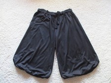 SARAH SANTOS weite Jersey Ballonhose/Culottelänge+Tiefschwarz+sehr gut erh.+XXL