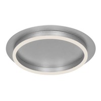 Led Deckenlampe Metall Kunststoff In Stahl Ring Stilvoll Deckenleuchte Flur