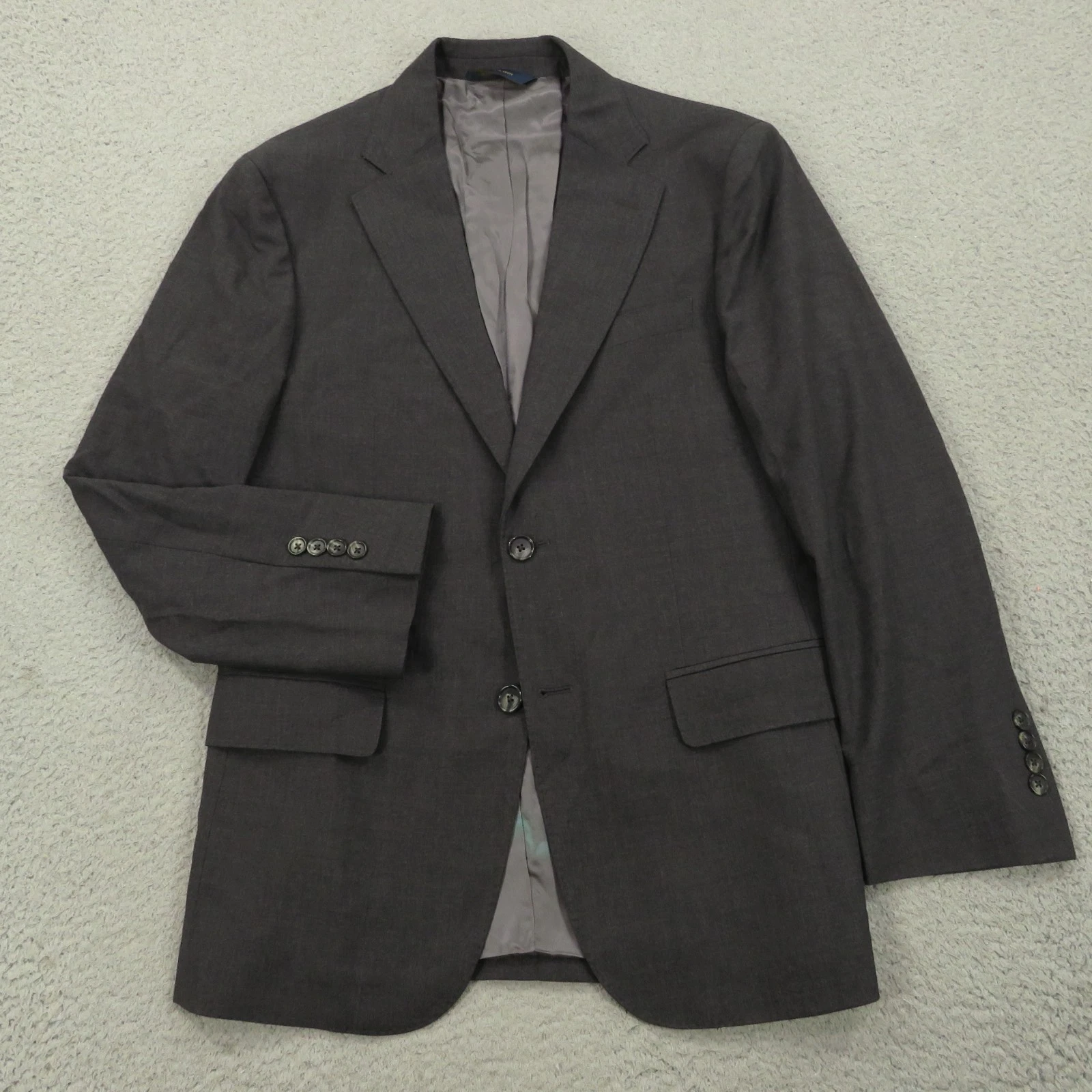 Brooks Brothers Blazer 40S Slim Vitale Barberis Grey Charcoal Travel Jacket Coat
Opens in a new wind