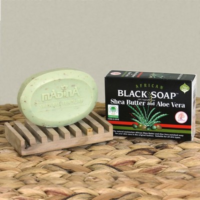 X3 Madina: Shea Butter & Aloe Vera Soap - 3½ oz 100% Vegetable base. 