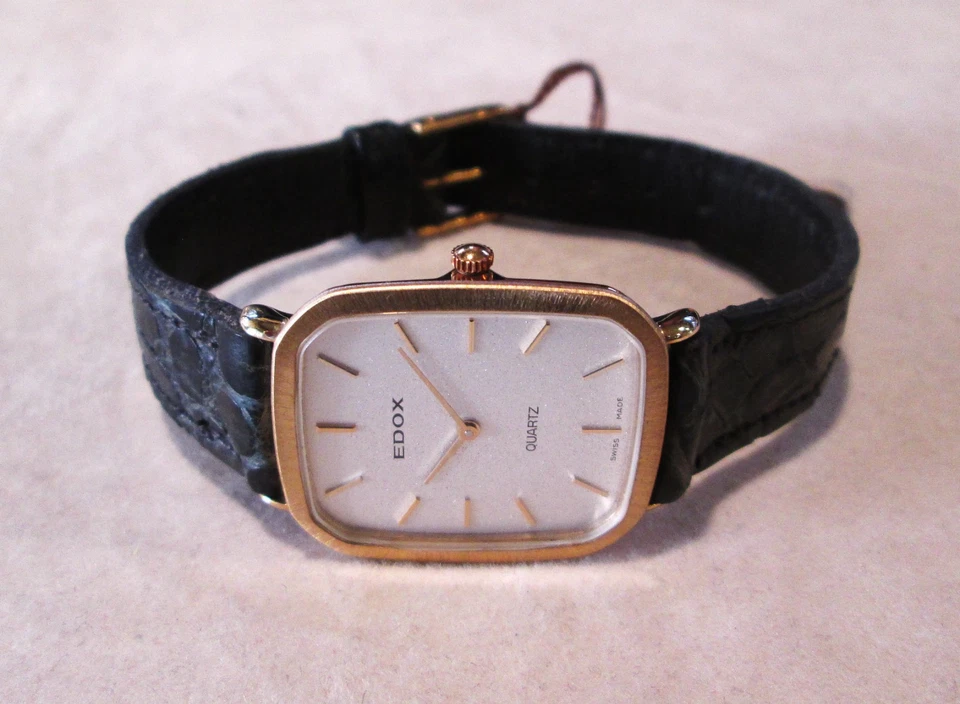 1980's EDOX Classic I Wristwatch w/ Swiss Quartz Movement, NEW OLD STOCK - Image 3 of 4