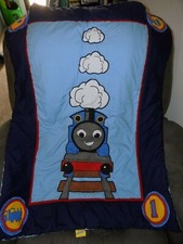 Thomas the Tank Engine  Friends Crib Quilt Comforter Baby/Infant Toddler EUC