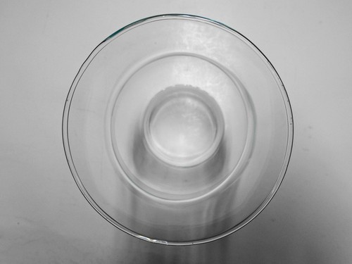 Vintage Clear Glass Chimney Shade for Candles, Display 9 7/8" Height 4 1/4" Top - Picture 2 of 3