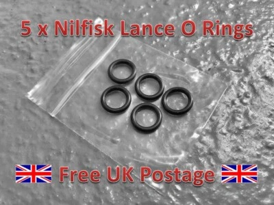 Nilfisk Spray Gun Handle To Lance Medium O Ring Seals (5 Pack) E130 E140 etc
