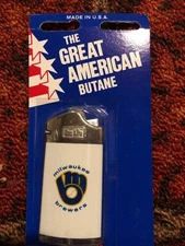 Milwaukee Brewers Vintage Disposable Lighter 80s