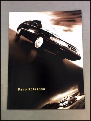 1998 SAAB 9000 and 900 20-page Original Car Sales Brochure Catalog