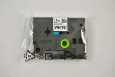 Brother Genuine TZe-231  P-Touch Label Tape 1/2" Black Print/White Label