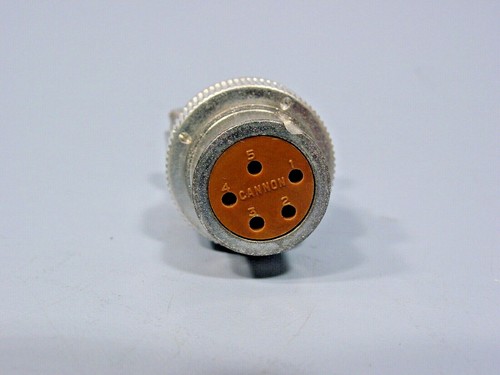 OEM ITT Cannon WK-5-21C-1/2 WK-5-21C 5 Pin Circular Connector; Female; Plug - Picture 3 of 5