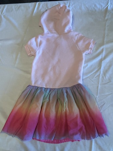 Jojo Silva Unicorn Dress S 6/6x Pink Rainbow Birthday Party Play Costume - Picture 7 of 11