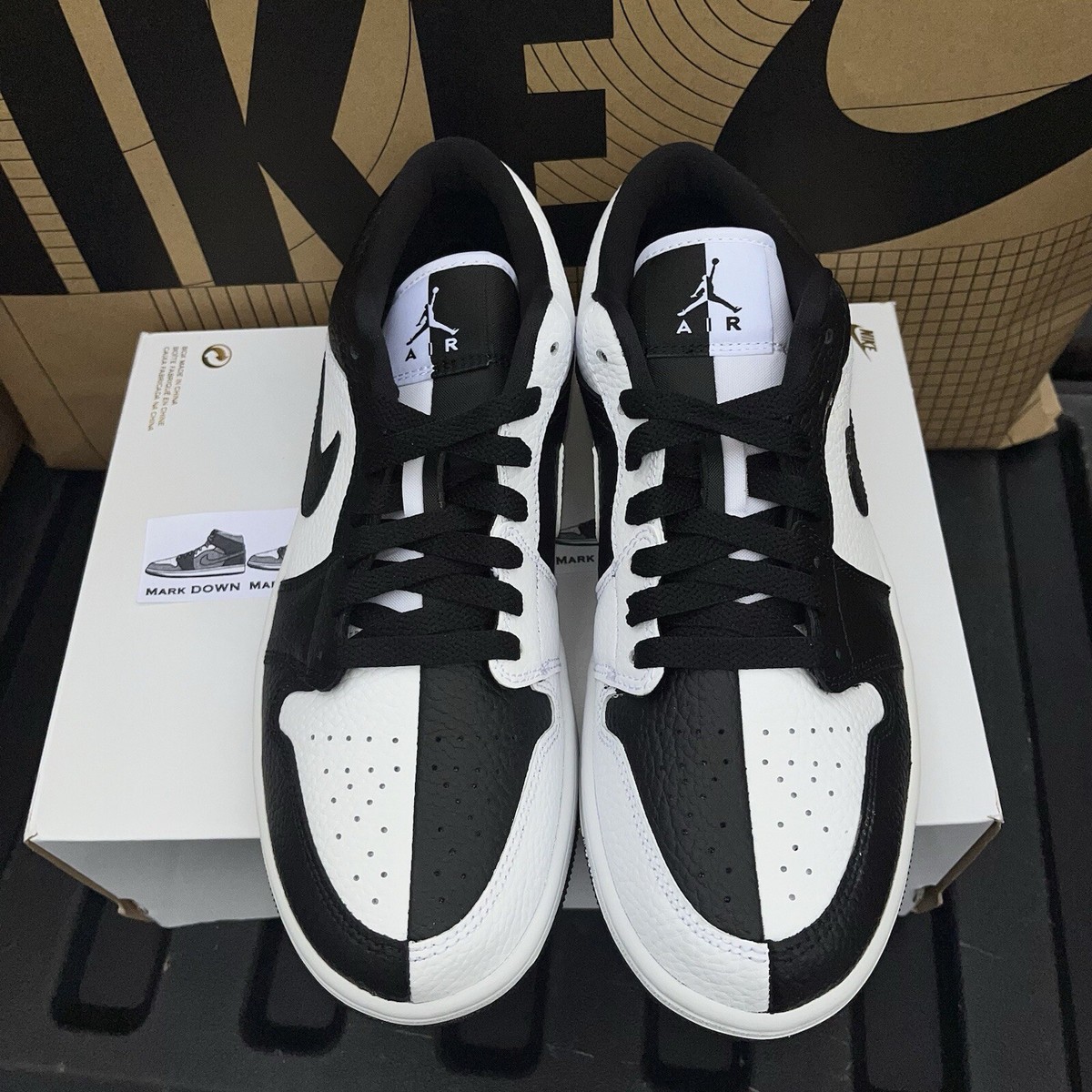 NEW Nike Air Jordan 1 SE NBY Low Homage Black White DR0502 NEW Nike Air Jordan 1 SE NBY Low Homage Black White DR0502