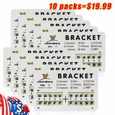 10 X Dental Orthodontic Brackets Mini Roth 0.022 Slot 3hooks No.3
