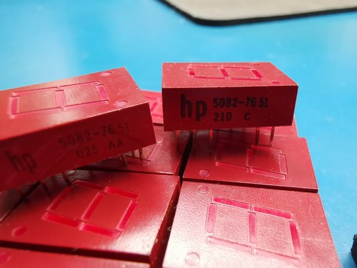 16pcs HP Agilent 5082-7551 7 Segment LED Display Red - Picture 6 of 12