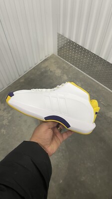Adidas Crazy 1 Lakers Home 2022 Kobe Bryant White Yellow