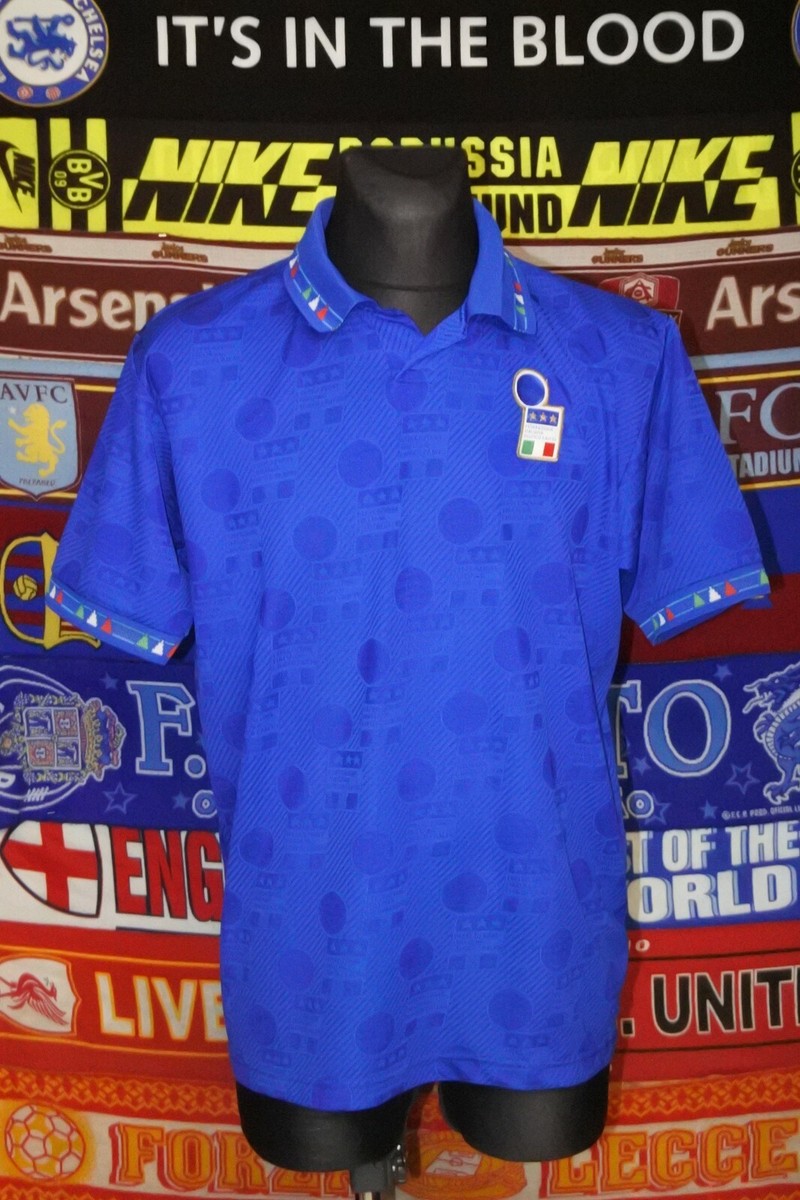 5/5 Italy Italia adults XL 1992 #7 Donadoni football shirt jersey
