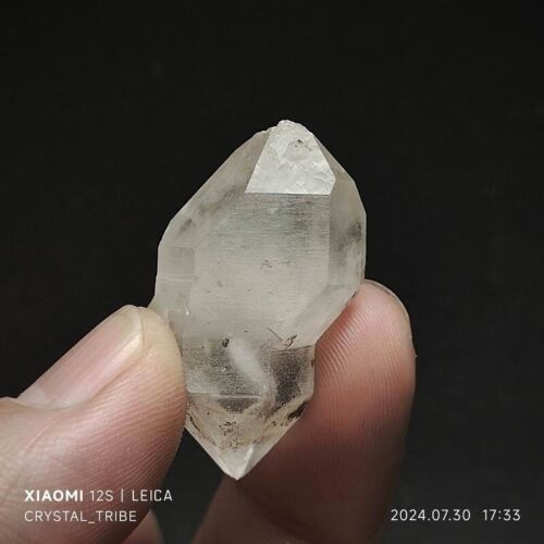 13g Natural Herkimer Diamond Quartz Crystal Double Terminating Healing 4829 - Picture 16 of 18