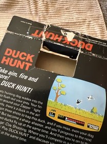 Nintendo NES 1985 Duck Hunt Gloss Sticker Seal Black Box Test Market RARE!