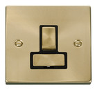 Click Deco Satin Brass Switched Fused Spur - VPSB751BK