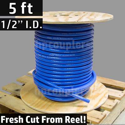 5 Ft 1/2 ID FlexFab 5526 Blue Silicone Heater Hose 13mm 350F Radiator Coolant - Foto 11