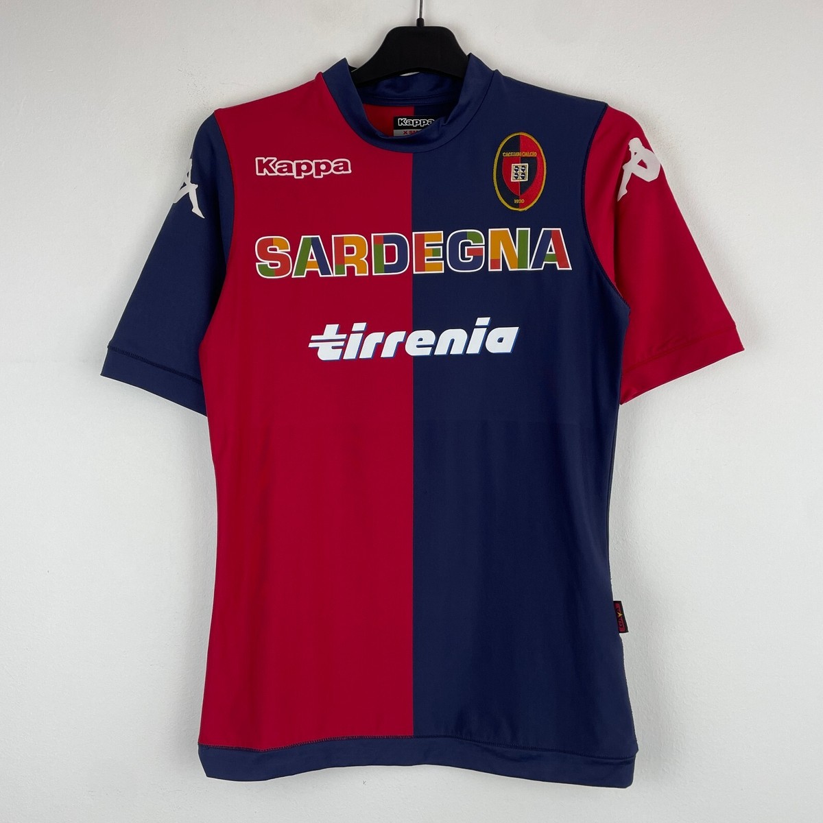 セリエＡ　カリアリ・カルチョ　99/00（H）Cagliari Calcio Cagliari Calcio 2013-2014 Home Football Shirt Kappa Soccer