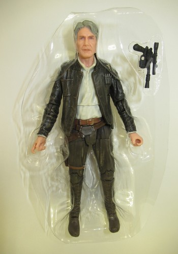 Figura de acción de archivo Han Solo Star Wars Black Series 6" 2022 TFA Force Awakens - Imagen 2 de 4