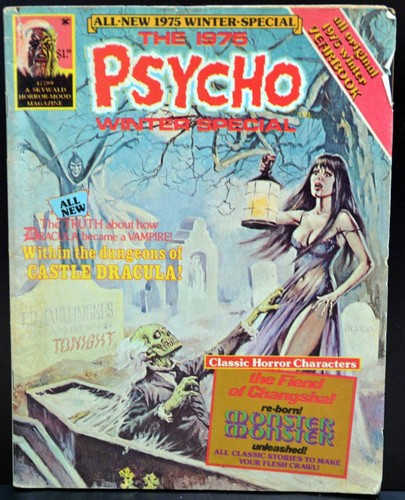 LOT of 2 PSYCHO Magazine Skywald #23 & #24 1975 Winter Special lower grade - Picture 4 of 5