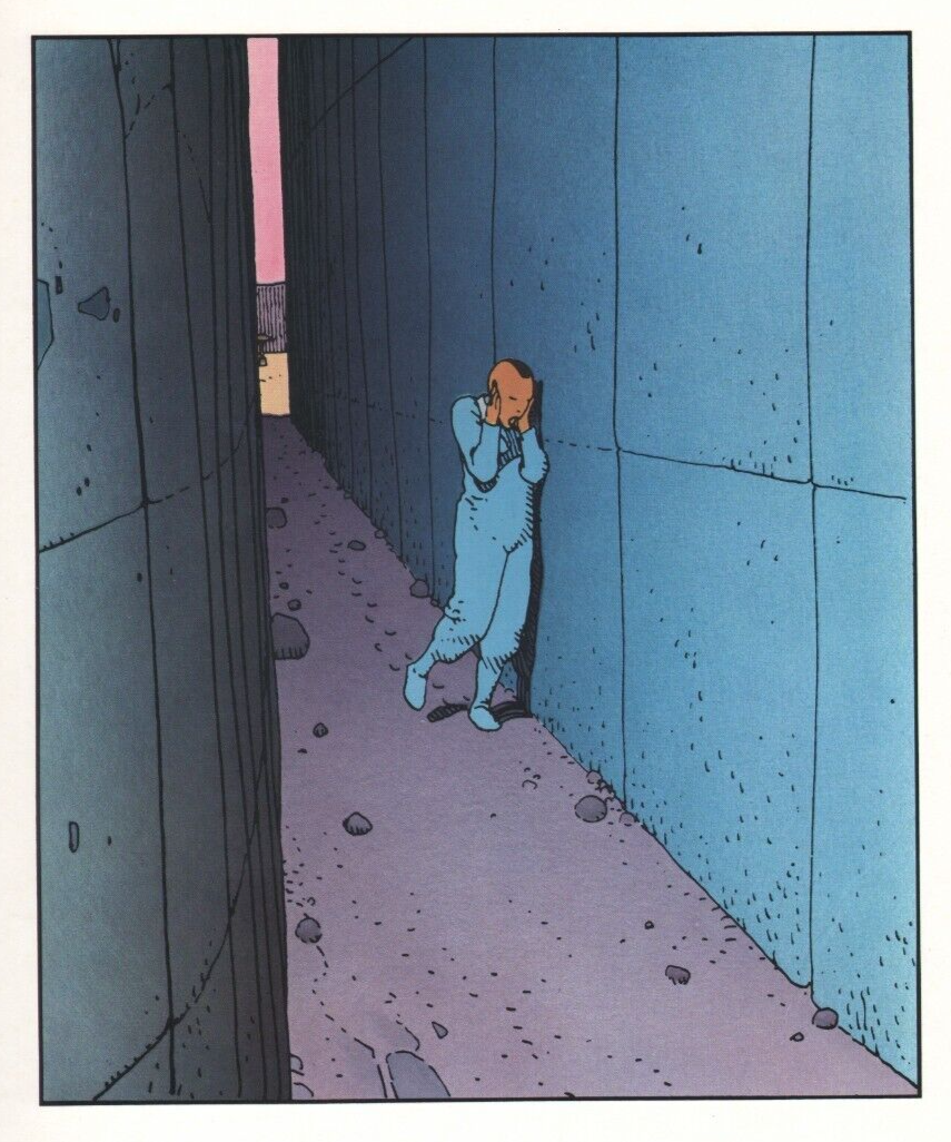 JEAN GIRAUD MOEBIUS 1984 SCREEN PRINT COLOR LITHOGRAPH ART
