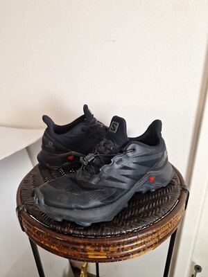 Salomon Men's Supercross Blast Black Shoes 411067 Men Sz 8.5