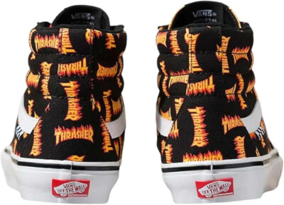 VANS X THRASHER SK8-HI PRO US9.5 スケートボード Vans X Thrasher SK8-Hi Pro Men's Size 12 Hightop skate shoes