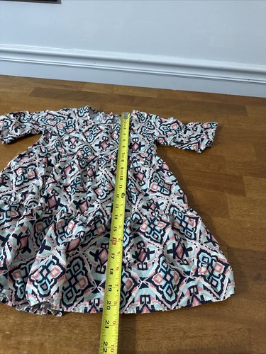 True craft girls youth 5 dress Multicolor Blue Pink - Picture 3 of 5