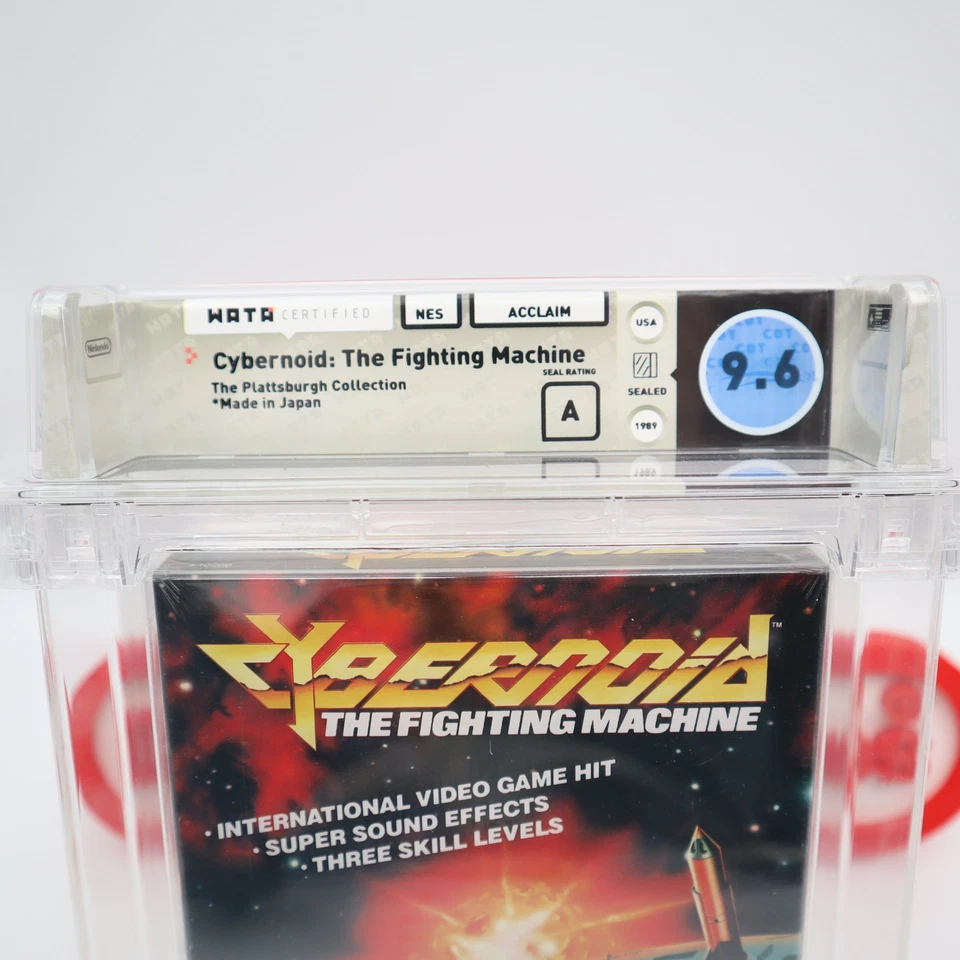 NES Nintendo CYBERNOID: THE FIGHTING MACHINE -WATA GRADED 9.6 A PLATTSBURGH! NEW - Image 2 of 4