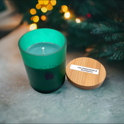 Aydens Candles - Peppermint and Eucalyptus Scented Candle #131