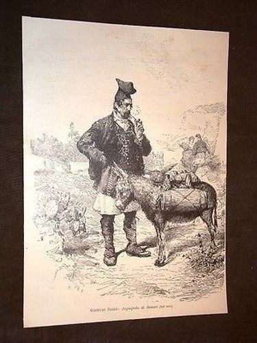 Costumi sardi Acquaiuolo di Sassari Sardegna - Picture 1 of 1