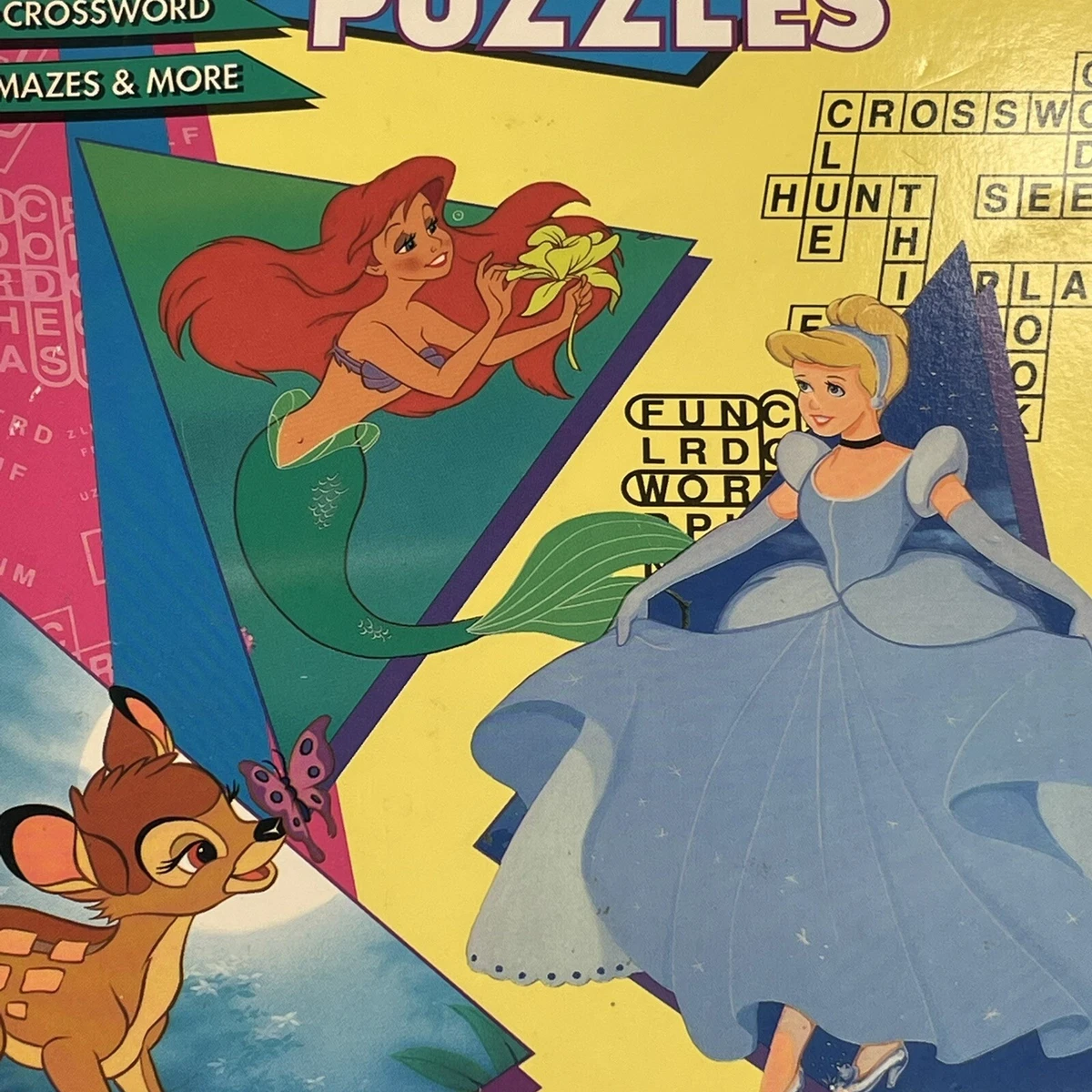 1991 Disney's Fairy Tales Puzzles Book (Golden Vintage) | eBay