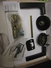 Kwikset 91540-029 Passage Halifax Iron Black 154 HFL RTD 514 6AL RCS Round Black