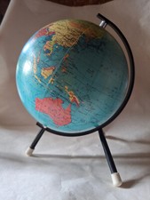 Mappemonde, globe terrestre, Cartes Taride, copyright 1967, diamètre 16 cm, 