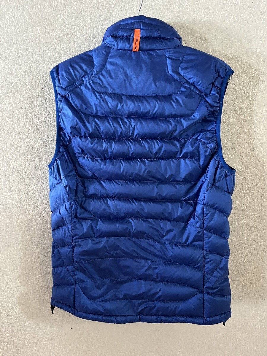 RLX Ralph Lauren Big & Tall Blue Lime Sleeveless Puffer Quilted