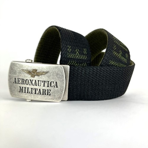 Gürtel Aeronautica Militare Blinker Tricolor CI292 Aus Band Printed Schwarz CI24 - 第 6/6 張圖片